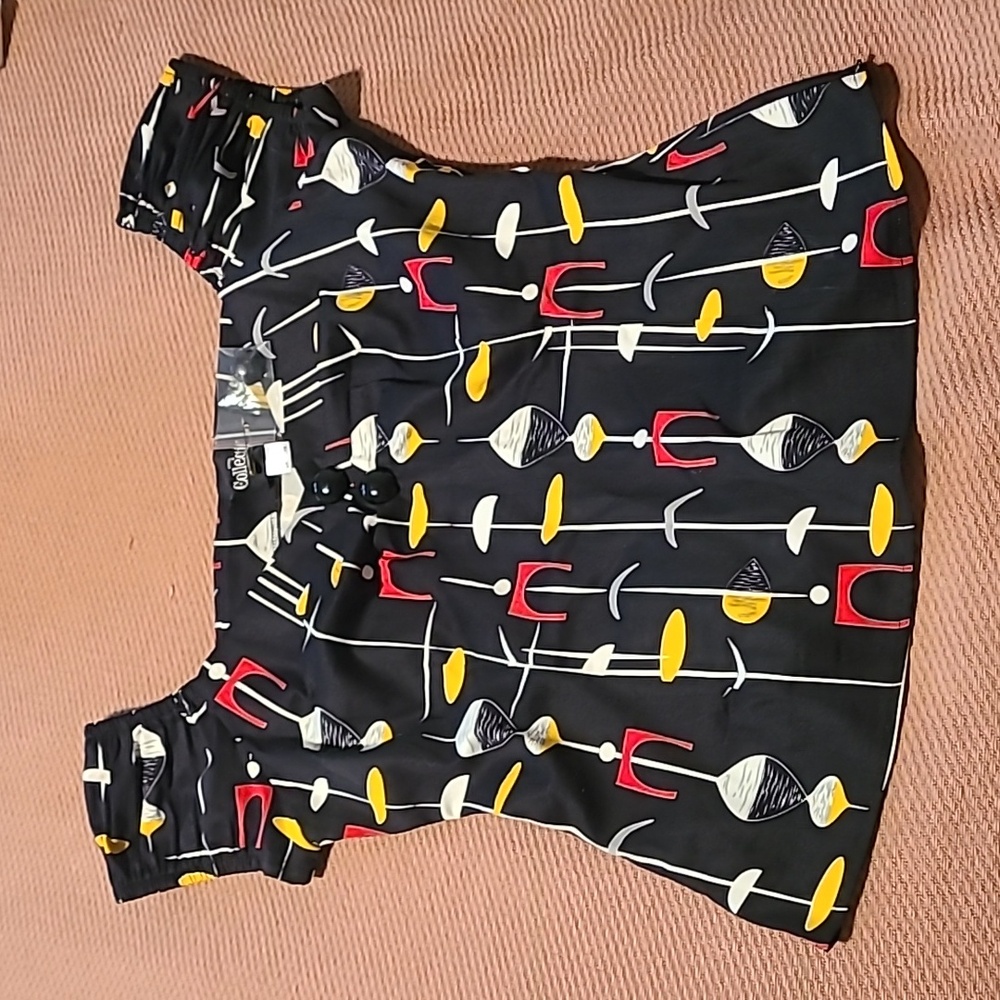 NWOT Collectif Dolores top 50’s atomic print